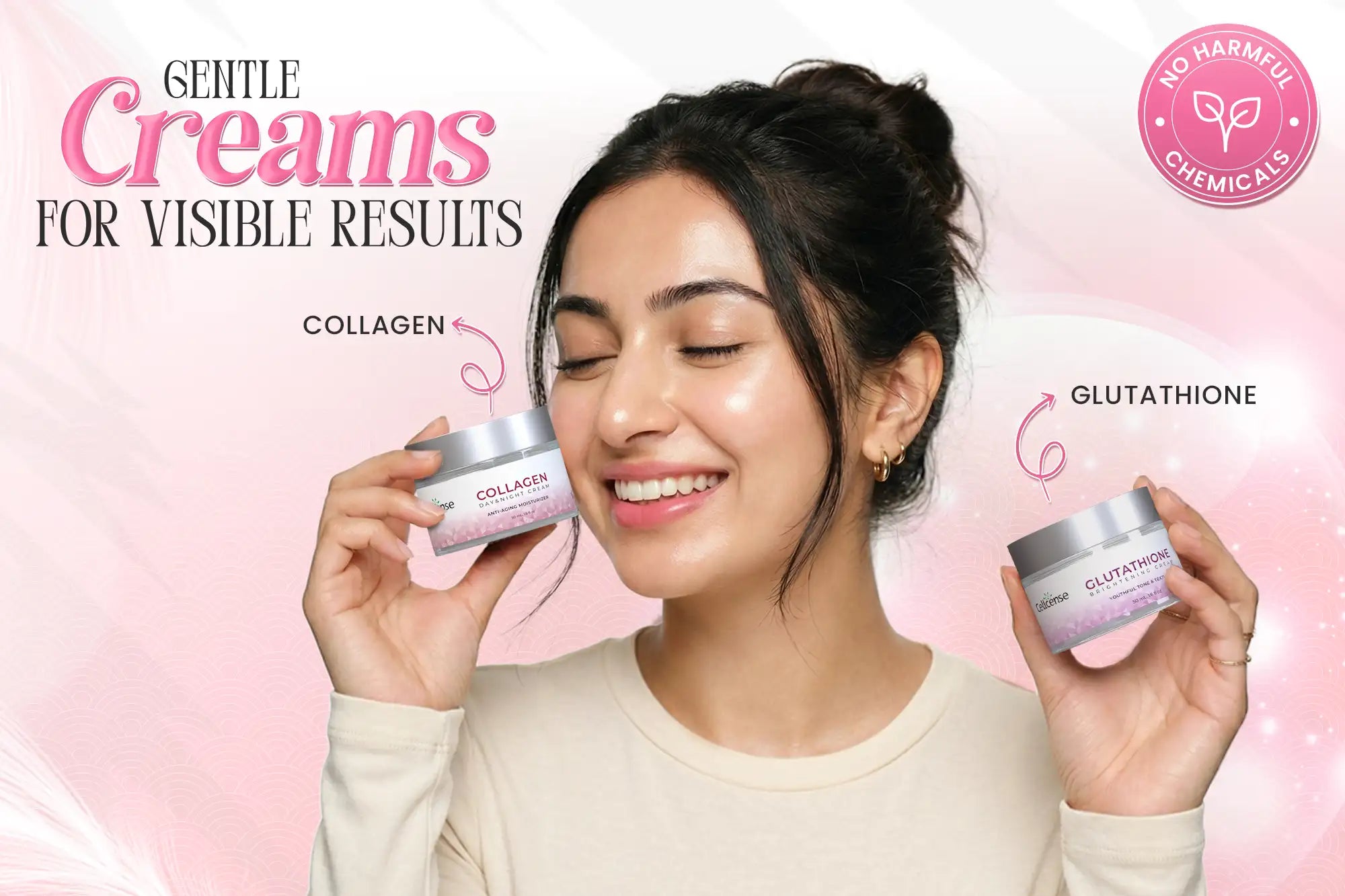 collagen and glutathione cream Cellcense Creams